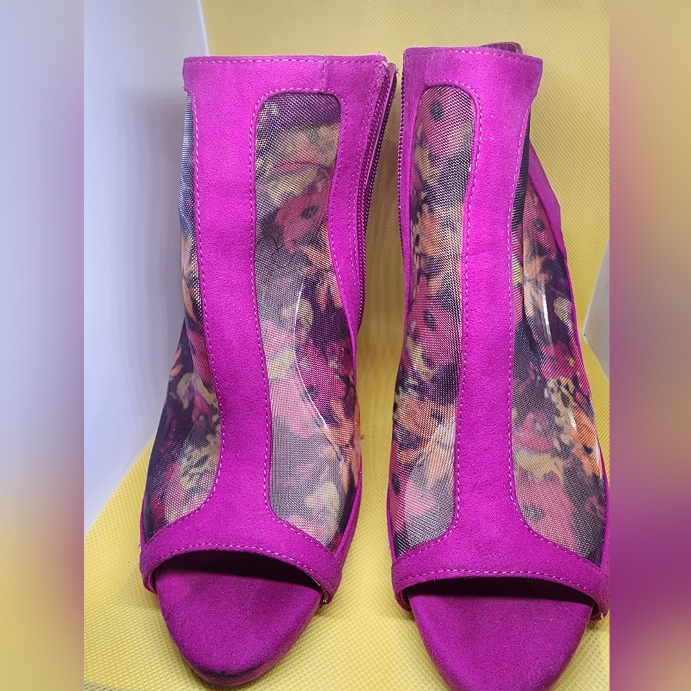 Pink, 4 inch bootie, Jessica Simpson